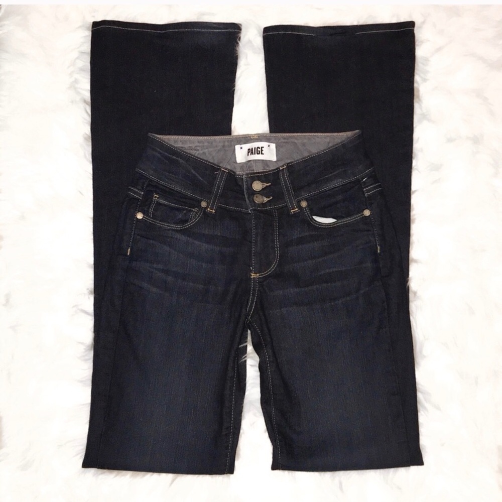 Anthropologie Paige Hidden Straight Jeans-24 - Picture 2 of 8